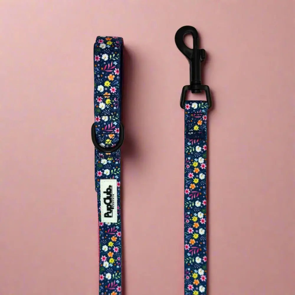 Summer Meadow Dog Lead - Pupclub Couture - 1