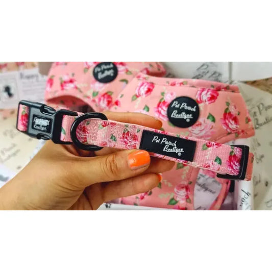 Sunday Rose Floral Puppy Dog Collar - Pet Pooch - 1