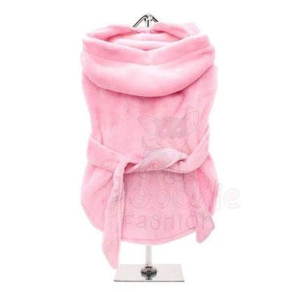 Supersoft Dog Bathrobe in Baby Pink - Posh Pawz - 2