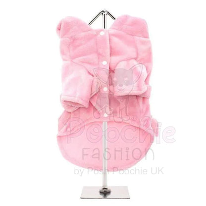 Supersoft Dog Bathrobe in Baby Pink - Posh Pawz - 3