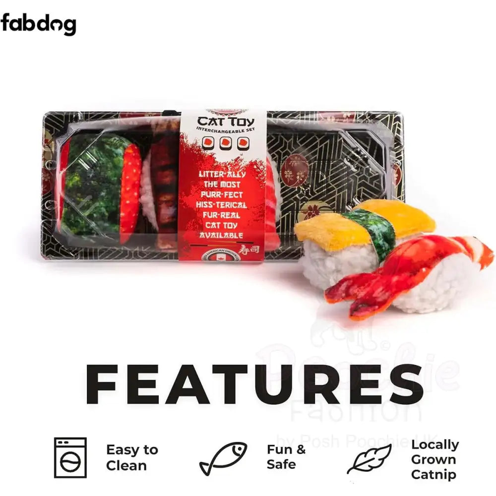 Sushi Platter Cat Toys by Fabdog - Fabdog - 2