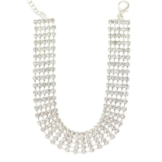 Swarovski Crystal 5 Row Pet Necklace - Urban - 1