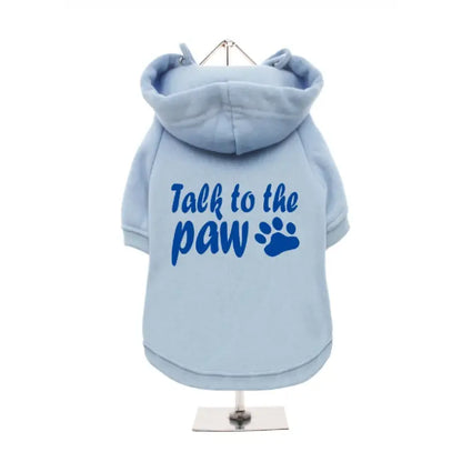 Talk To The Paw Dog Hoodie Sweatshirt - Urban - 5