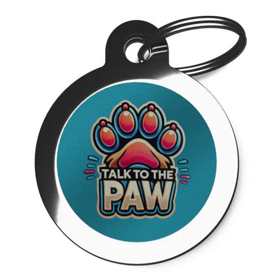 Talk to the Paw Dog Id Tag - Ps Pet Tags - 1