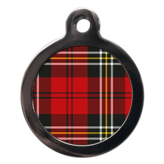 Tartan Dog ID Tag - PS Pet Tags - 1