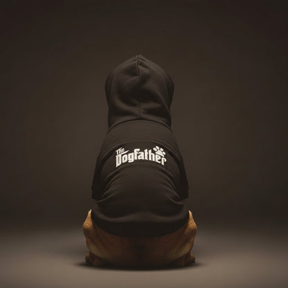The Dogfather Dog Hoodie Sweatshirt - Poochie Fashion - 1