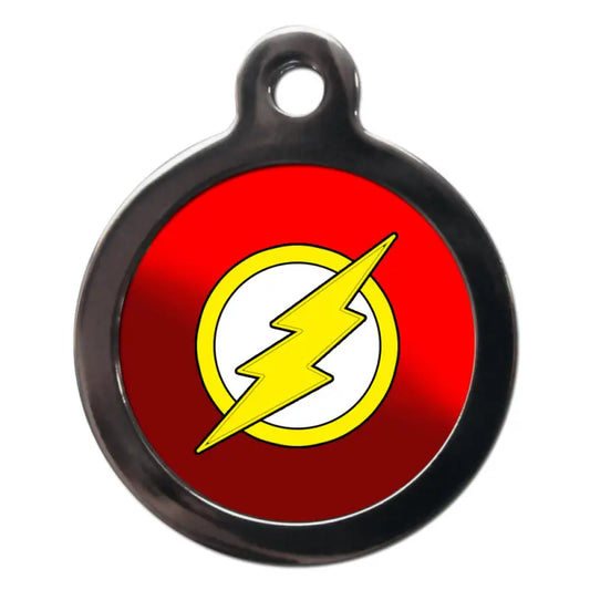 The Flash Superhero Dog ID Tag - PS Pet Tags - 1