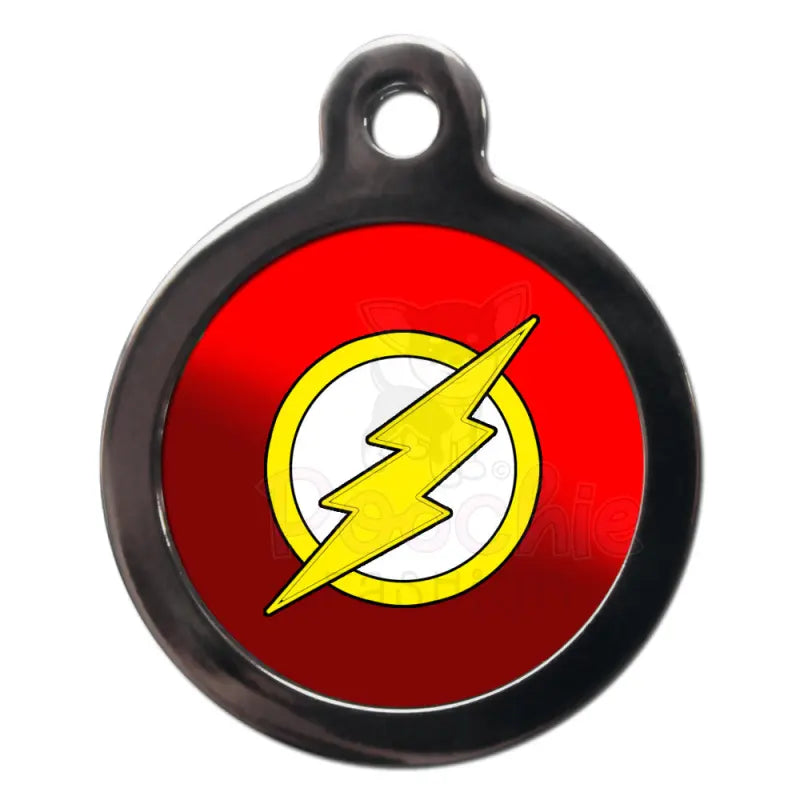 The Flash Superhero Dog Id Tag - Ps Pet Tags - 1