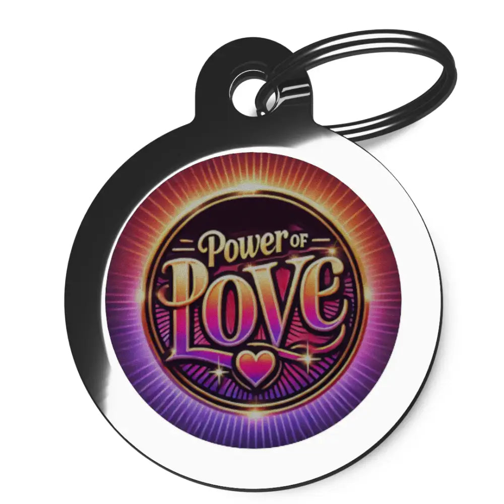 The Power of Love Dog Id Tag - Ps Pet Tags - 1