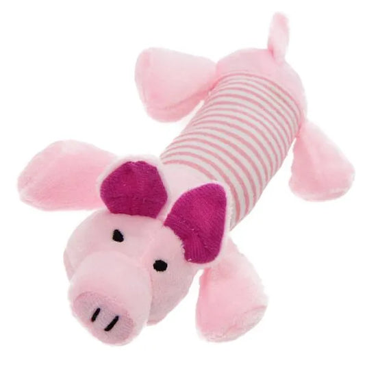 This Little Piggy Plush and Squeaky Dog Toy - Posh Pawz - 1