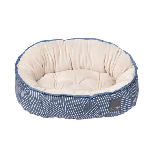 Thornbury Aegean Blue Reversible Dog Bed by Fuzzyard Fuzzyard 1