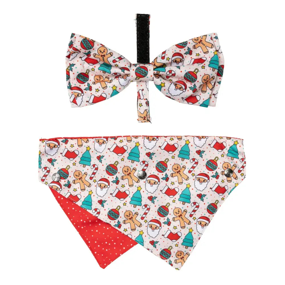 Tinsel Time Bow Tie & Bandana by Fuzzyard - Fuzzyard - 1