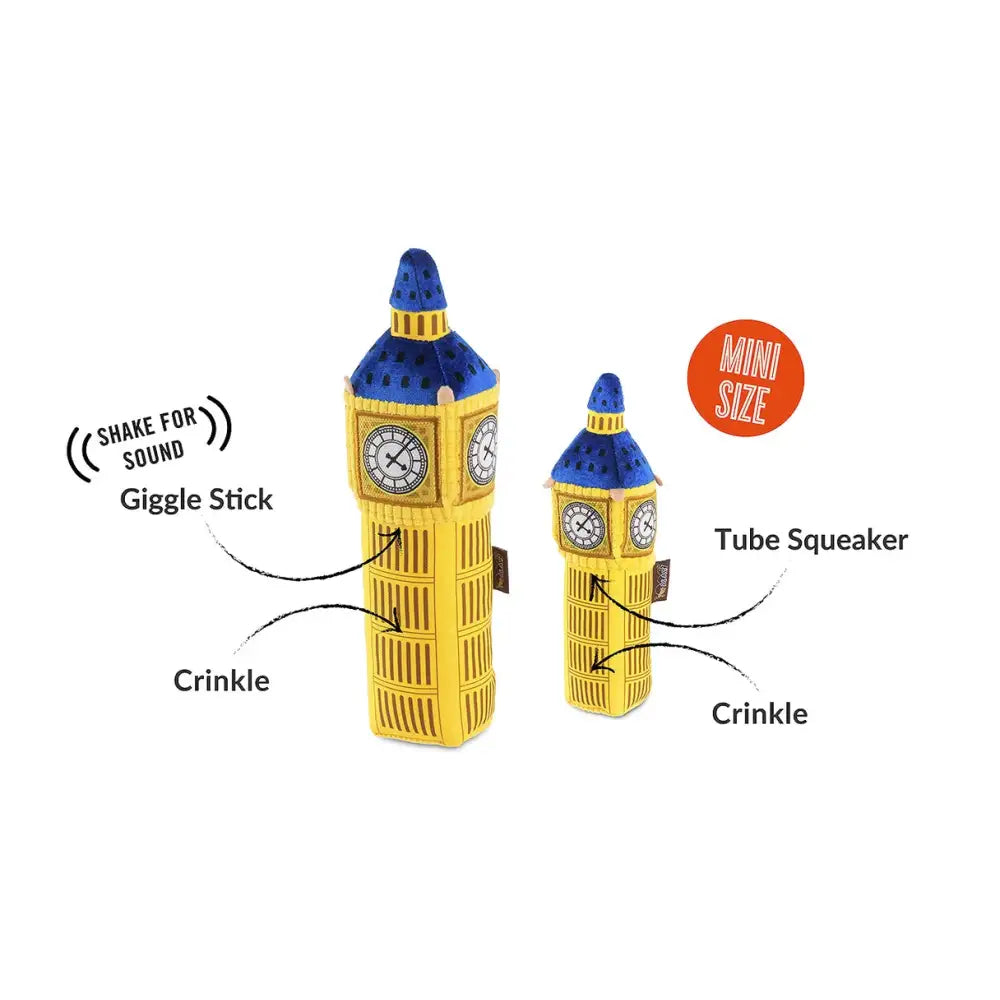 Totally Touristy Big Ben Dog Toy by P.l.a.y - P.l.a.y - 2