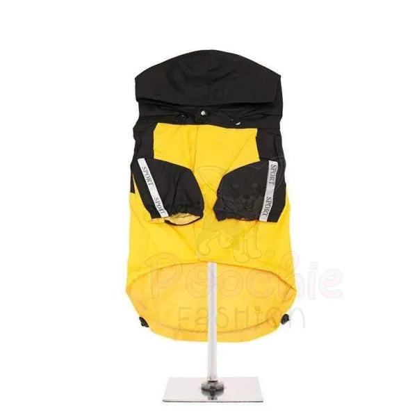 Trailfinder Windbreaker Dog Jacket in Yellow - Urban Pup - 3