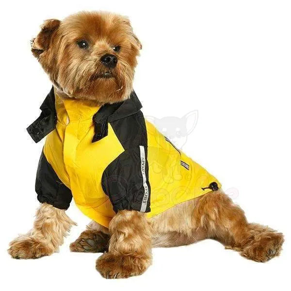 Trailfinder Windbreaker Dog Jacket in Yellow - Urban Pup - 2