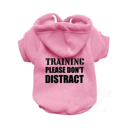 Training Please Don’t Distract Dog Hoodie Sweatshirt - Poochie Fashion - 3