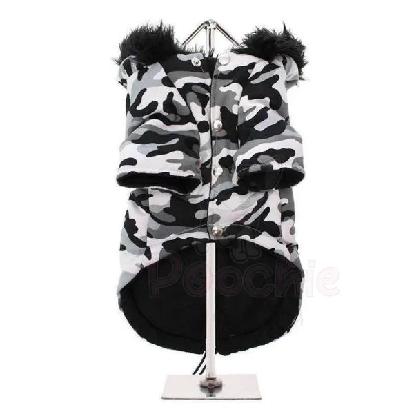 Urban Pup Alpine Camouflage Parka Dog Coat - Sale - 3