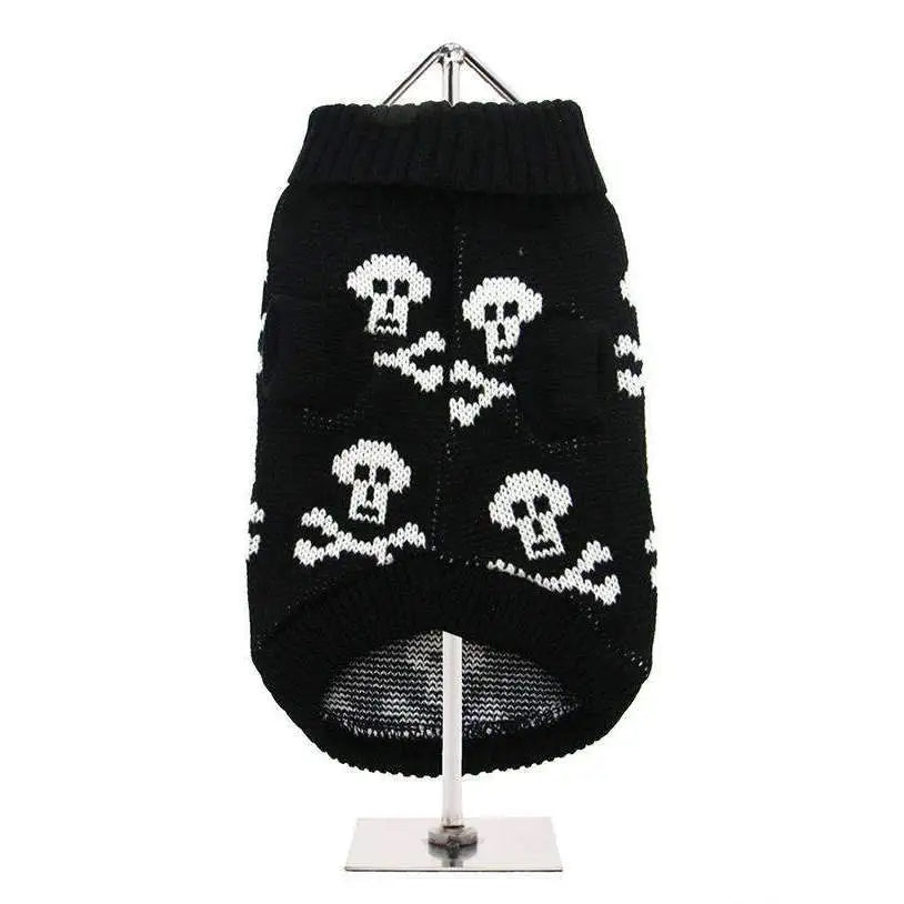 Urban Pup Black Skulls Dog Jumper Xs - Sale - 2