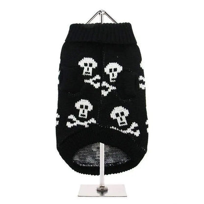 Urban Pup Black Skulls Dog Jumper Xs - Sale - 2