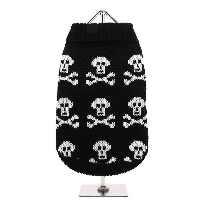 Urban Pup Black Skulls Dog Jumper Xs - Sale - 3