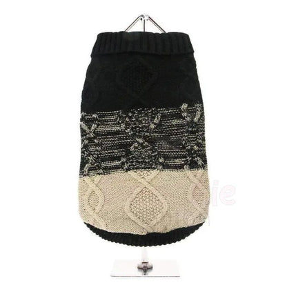 Urban Pup Donegal Black and Brown Dog Jumper Xl - Sale - 2