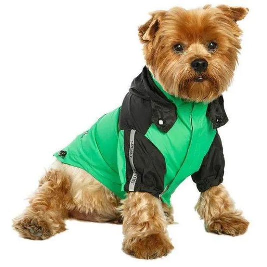 Urban Pup Green Trailfinder Windbreaker Dog Rain Coat - Sale - 1