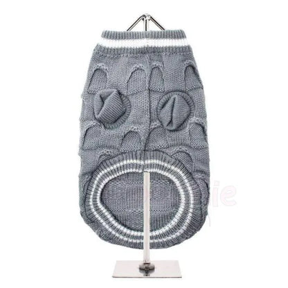 Urban Pup Grey Ruffle Dog Jumper Medium - Sale - 3