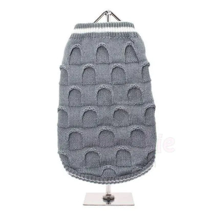 Urban Pup Grey Ruffle Dog Jumper Medium - Sale - 2