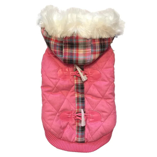 Urban Pup Highland Lady Quilted Tartan Dog Coat Medium - Sale - 1