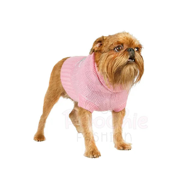 Urban Pup Pink & Grey Argyle Dog Jumper Small - Sale - 2