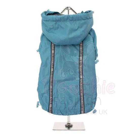 Urban Pup Teal Blue Dog Rain Coat - Sale - 2