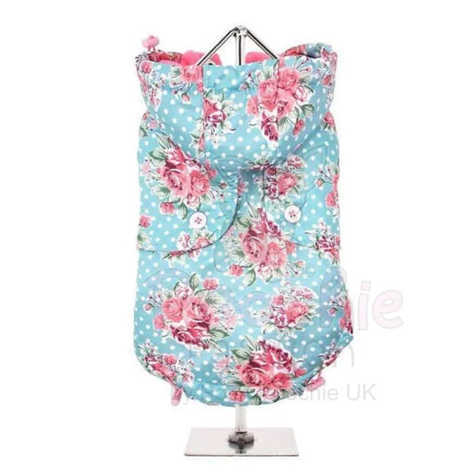 Urban Pup Vintage Rose Floral Quilted Dog Coat - Sale - 2