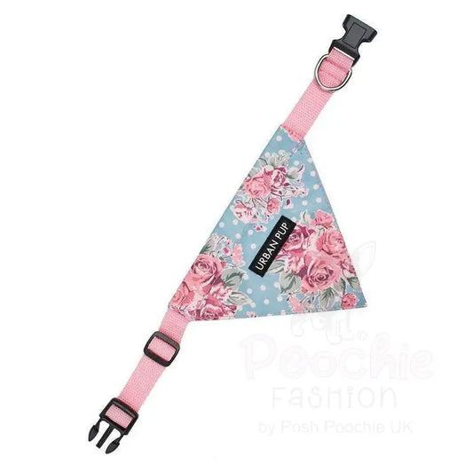 Vintage Rose Floral Dog Bandana Collar Small - Sale - 2