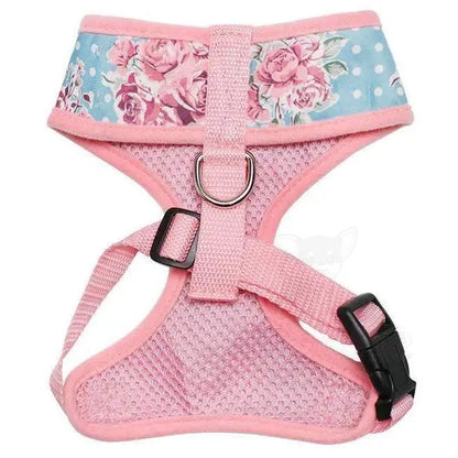 Vintage Rose Floral Dog Harness - Urban - 4