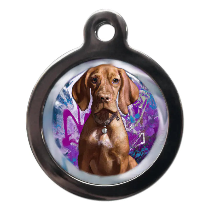 Vizsla Graffiti Dog Id Tag - Ps Pet Tags - 1