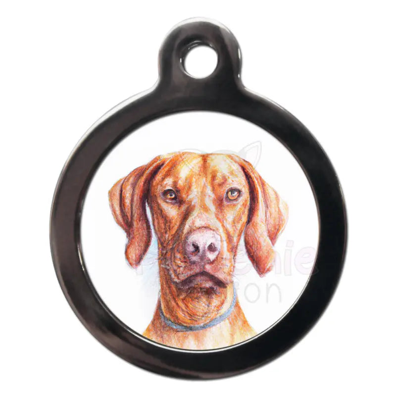 Vizsla Portrait Dog Id Tag - Ps Pet Tags - 1