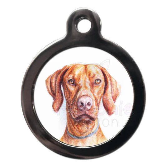 Vizsla Portrait Dog Id Tag - Ps Pet Tags - 1