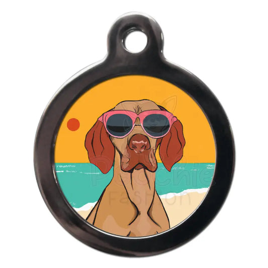 Vizsla Summertime Dog Id Tag - Ps Pet Tags - 1