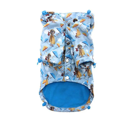 Wallace and Gromit Official Fleece Lined Dog Raincoat - Posh Pawz - 4