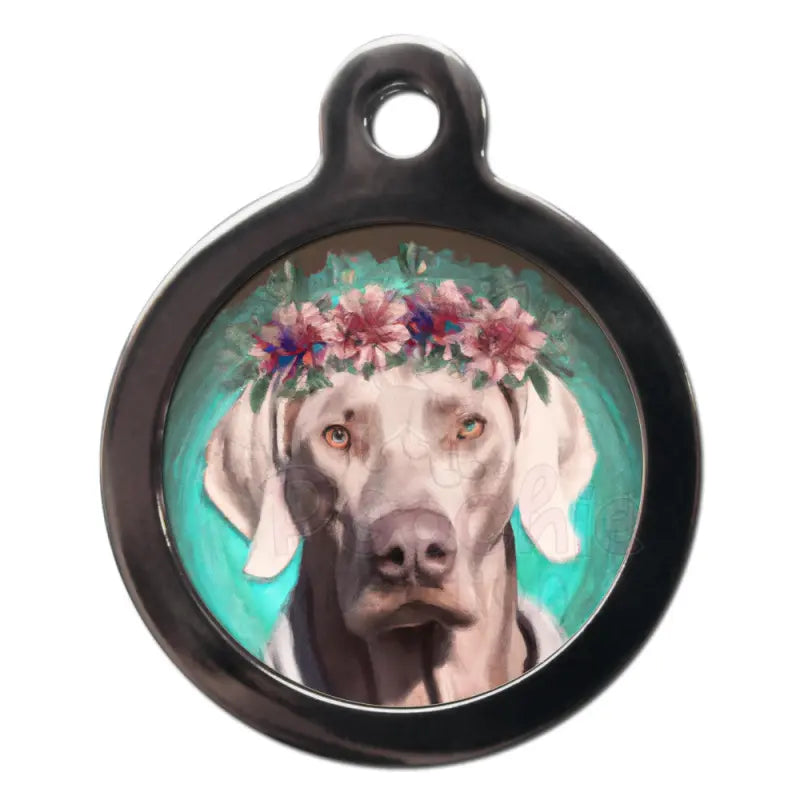 Weimaraner Hippy Dog Id Tag - Ps Pet Tags - 1