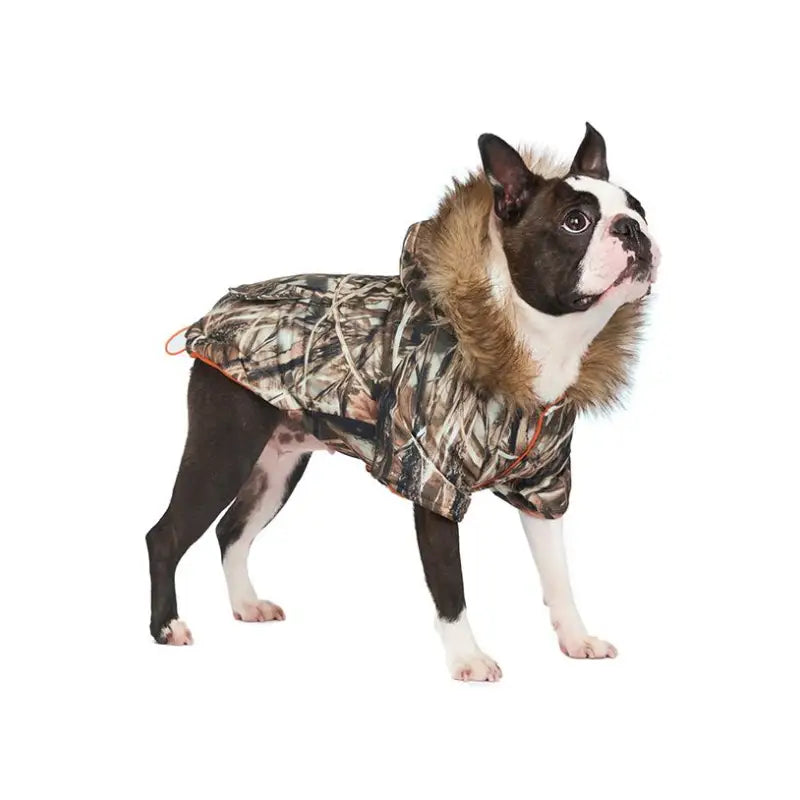 Urban Pup Wetlands Camouflage Fishtail Parka Dog Coat XL - Sale - 1