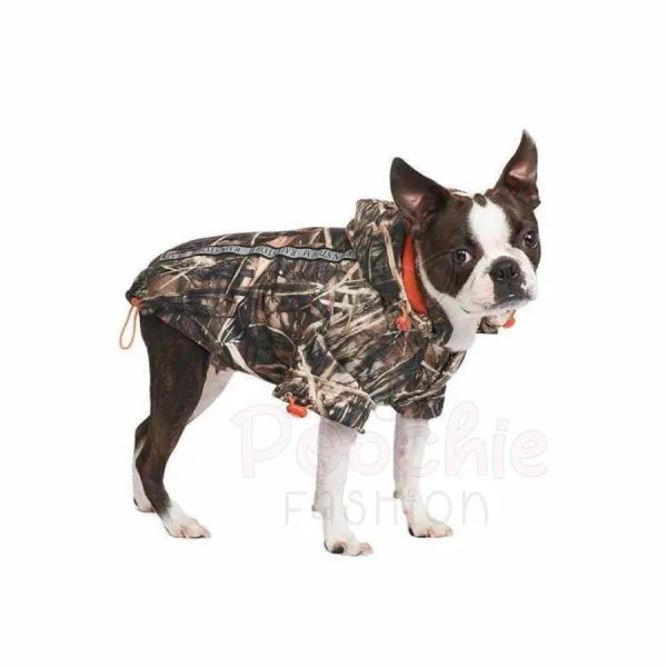 Wetlands Camouflage Fleece Lined Rainstorm Dog Rain Coat - Urban Pup - 4