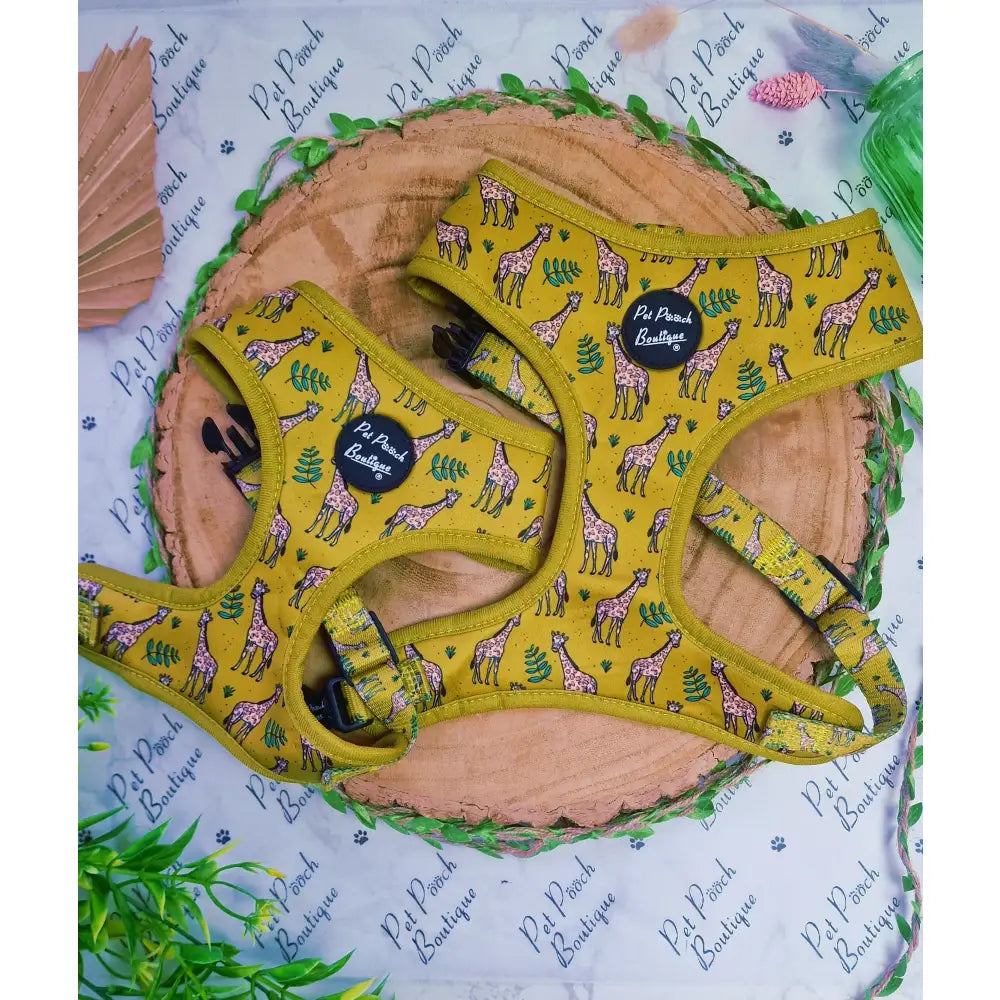 Wild Giraffe Dog Harness - Pet Pooch - 1