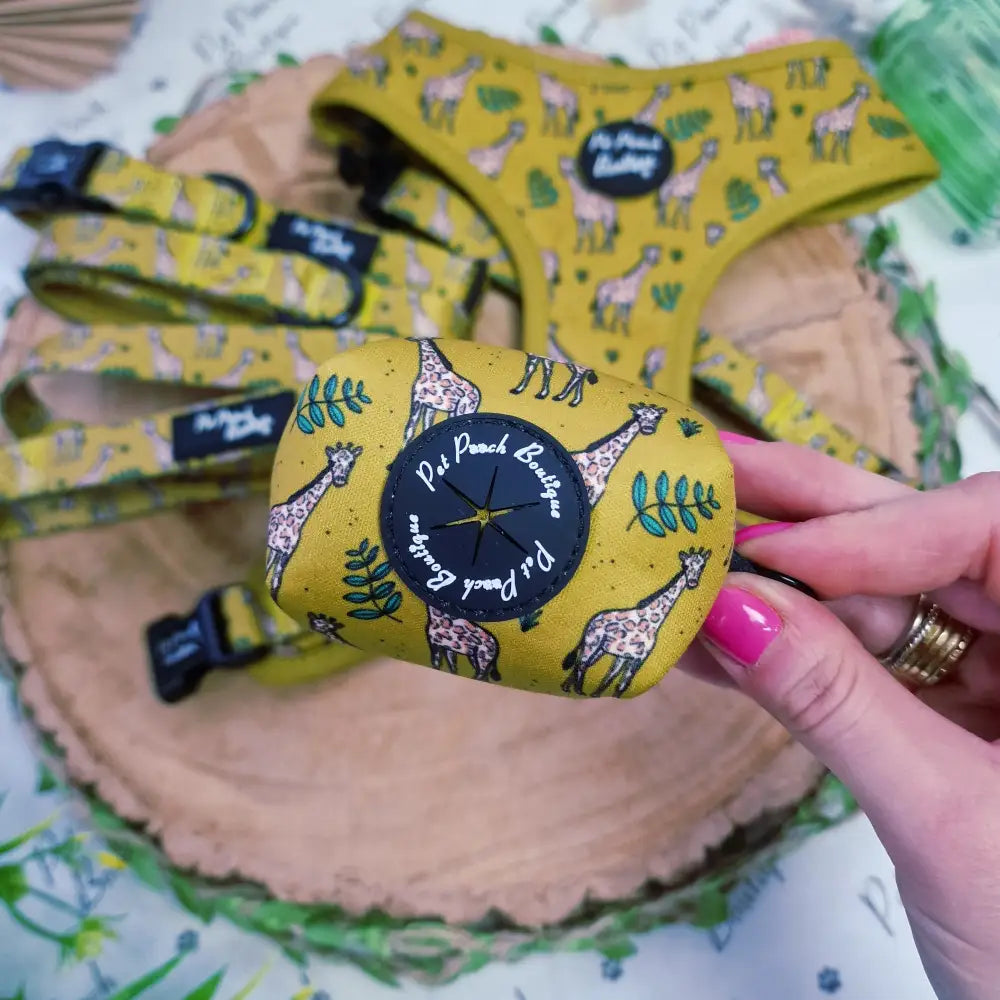 Wild Giraffe Dog Poo Bag Holder - Pet Pooch - 1