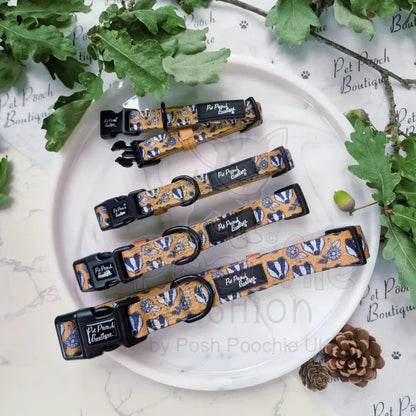 Woodland Badger Dog Collar - Pet Pooch - 4