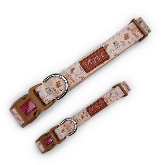 Woodland Friends Dog Collar - Piggie - 1