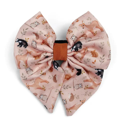 Woodland Friends Dog Sailor Bow Tie - Piggie - 1