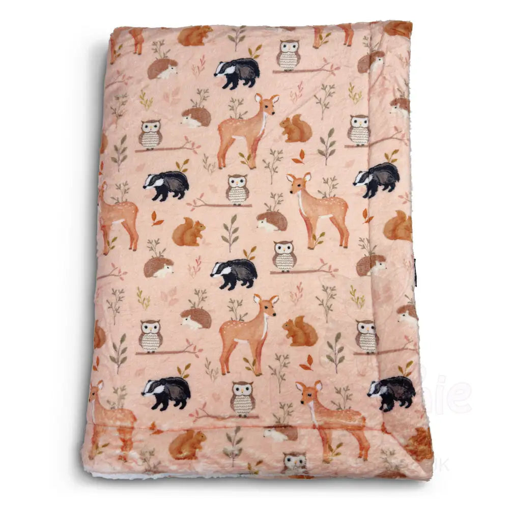 Woodland Friends Luxury Dog Blanket - Piggie - 3