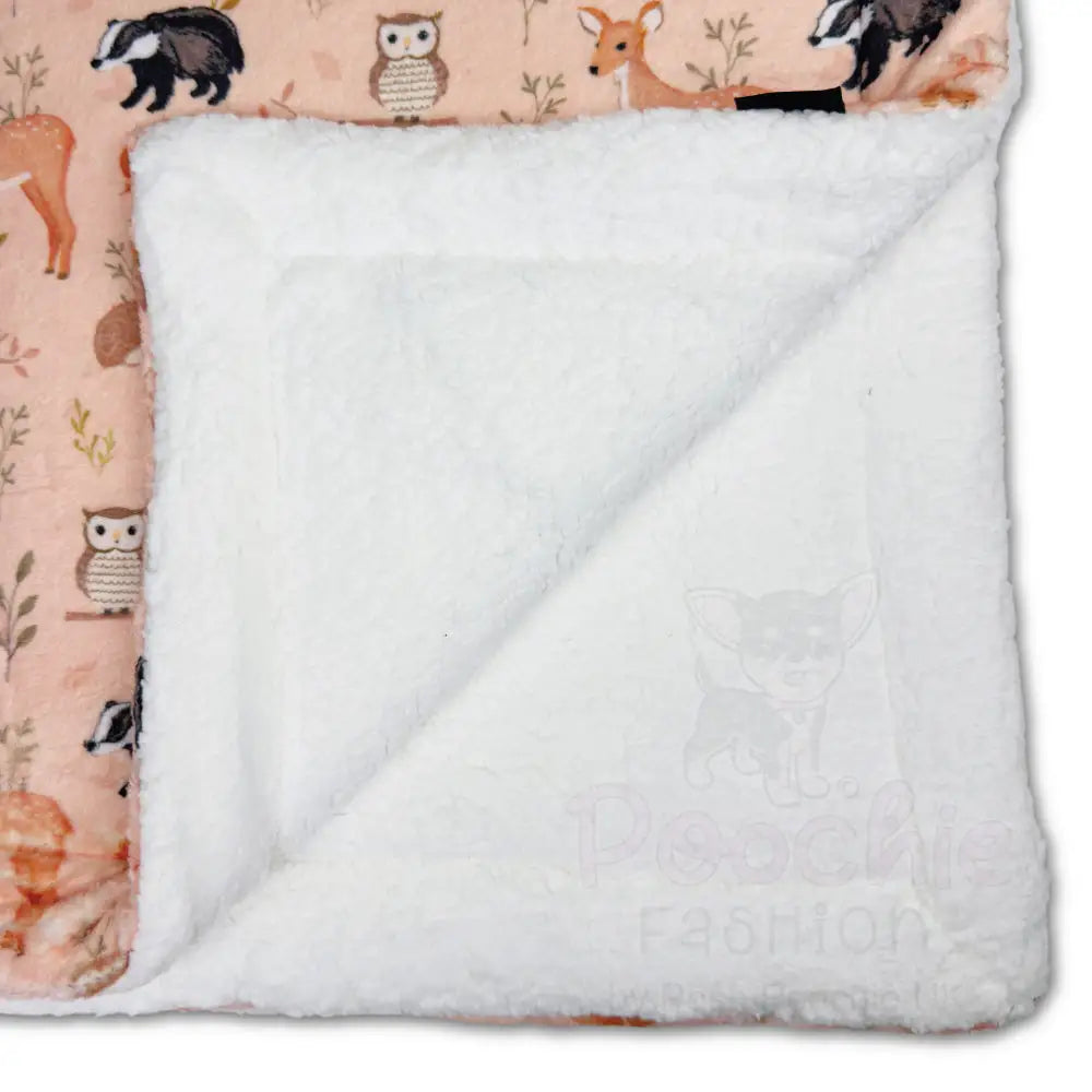 Woodland Friends Luxury Dog Blanket - Piggie - 2