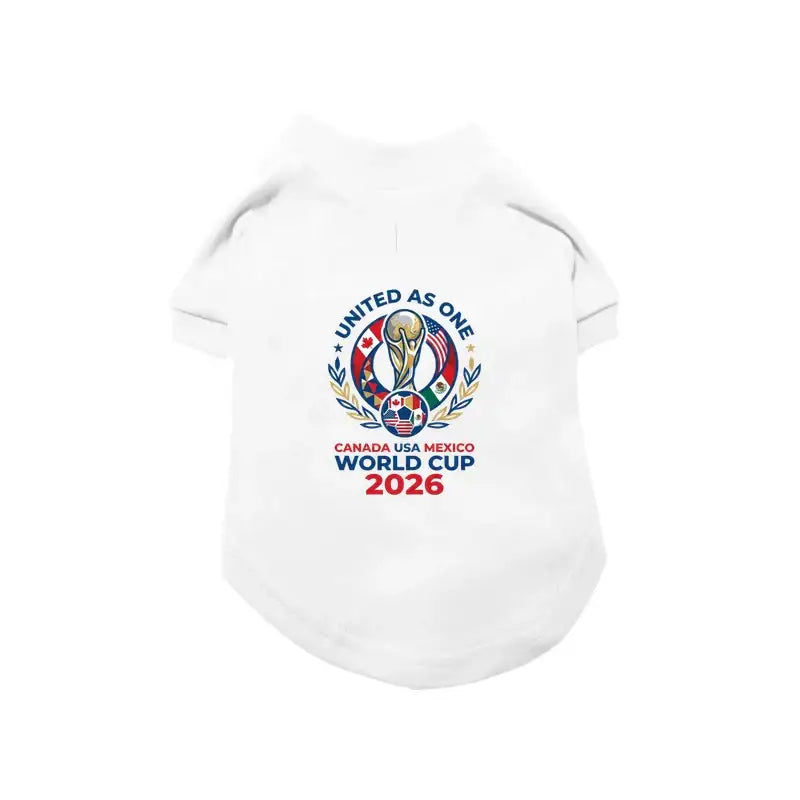 World Cup 2026 United as one Dog Football t Shirt - Poochie Fashion - 3